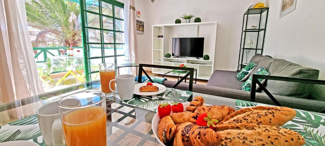 Ferienwohnung Palm Garden - Costa Calma - Pool - Glasfaserinternet Exteriör bild