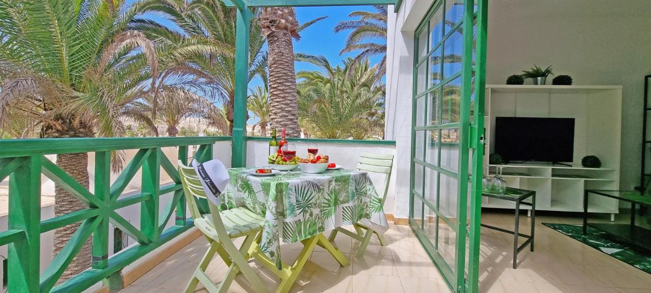 Ferienwohnung Palm Garden - Costa Calma - Pool - Glasfaserinternet Exteriör bild
