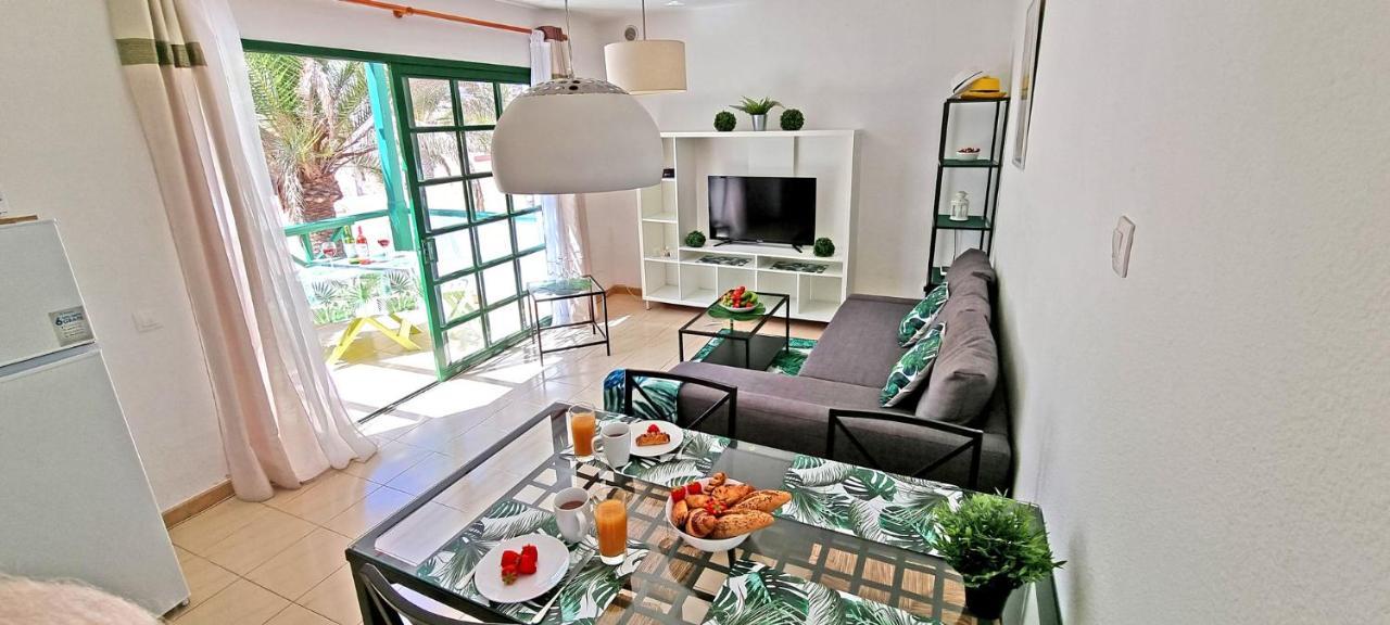 Ferienwohnung Palm Garden - Costa Calma - Pool - Glasfaserinternet Exteriör bild